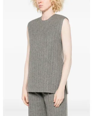 Carven ピンストライプベスト - サムネイル3