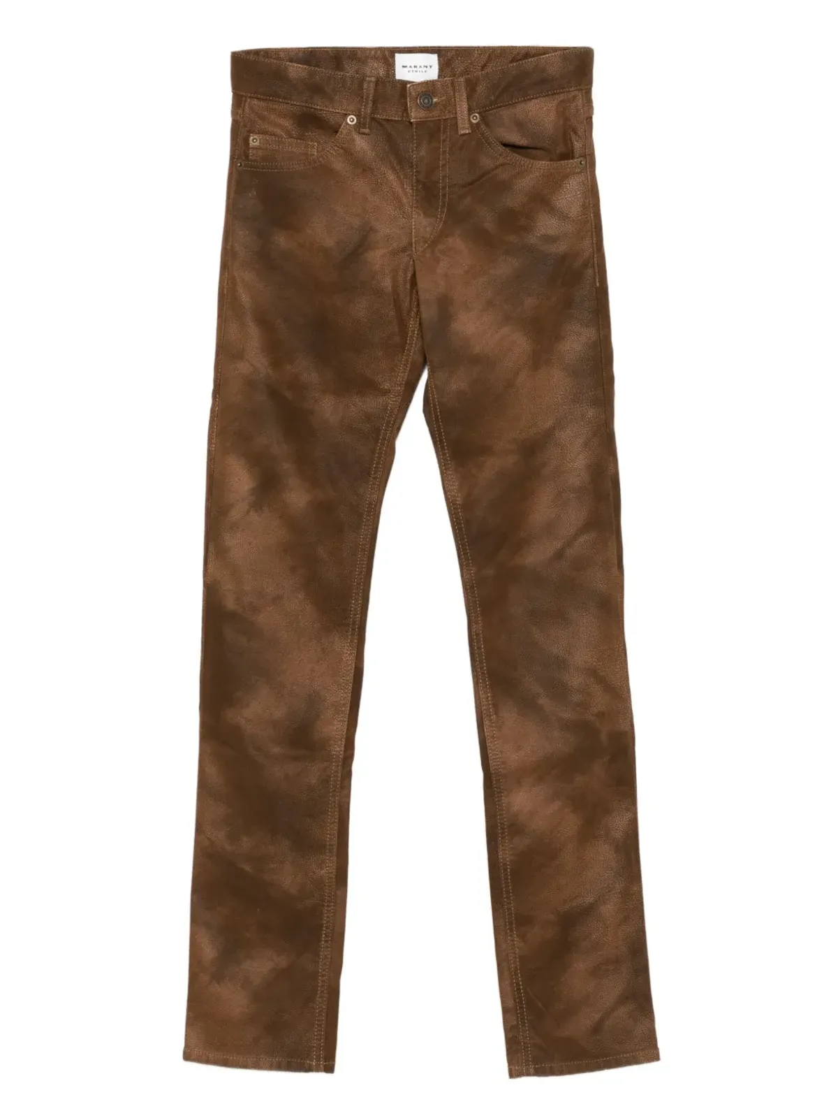 MARANT ÉTOILE シェードエフェクトパンツ - ブラウン - 画像1