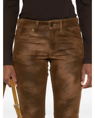 MARANT ÉTOILE シェードエフェクトパンツ - ブラウン - サムネイル5