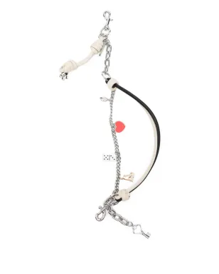Marc Jacobs レザーノット バッグチャーム - ブラック - サムネイル1