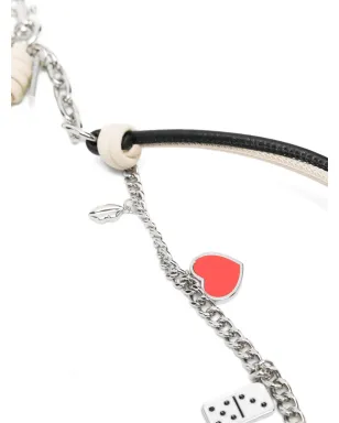 Marc Jacobs レザーノット バッグチャーム - ブラック - サムネイル2