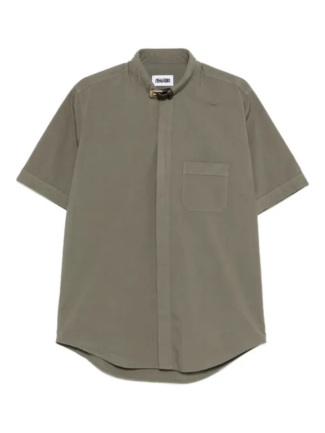 Magliano Magliano ボタン留めの半袖シャツの商品画像