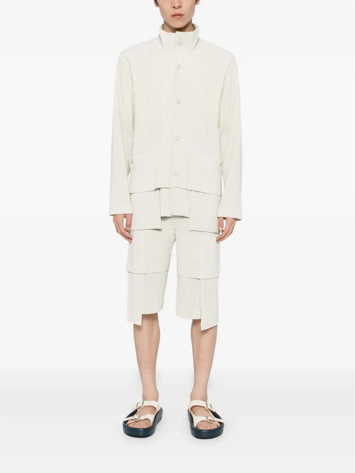 Homme Plissé Issey Miyake マルチポケットショーツ - Neutrals - 画像2