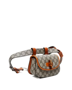 Gucci ビンテージ GG Supreme バンブー ベルトバッグ - サムネイル3