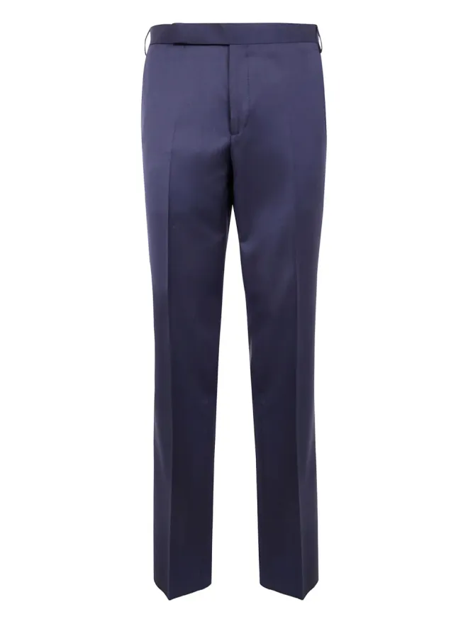 Lardini Lardini プリーツウールパンツ ブルーの商品画像