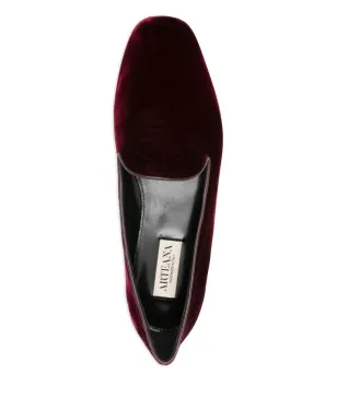 Arteana ベルベット仕上げ バレエフラット - レッド - サムネイル4