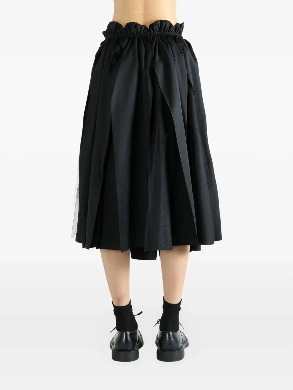 Comme des Garçons TAO プリーツ ドローストリング ミディスカート - 画像4