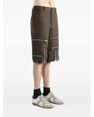 Comme des Garçons Homme Plus ジップディテール ウールショーツ - サムネイル3