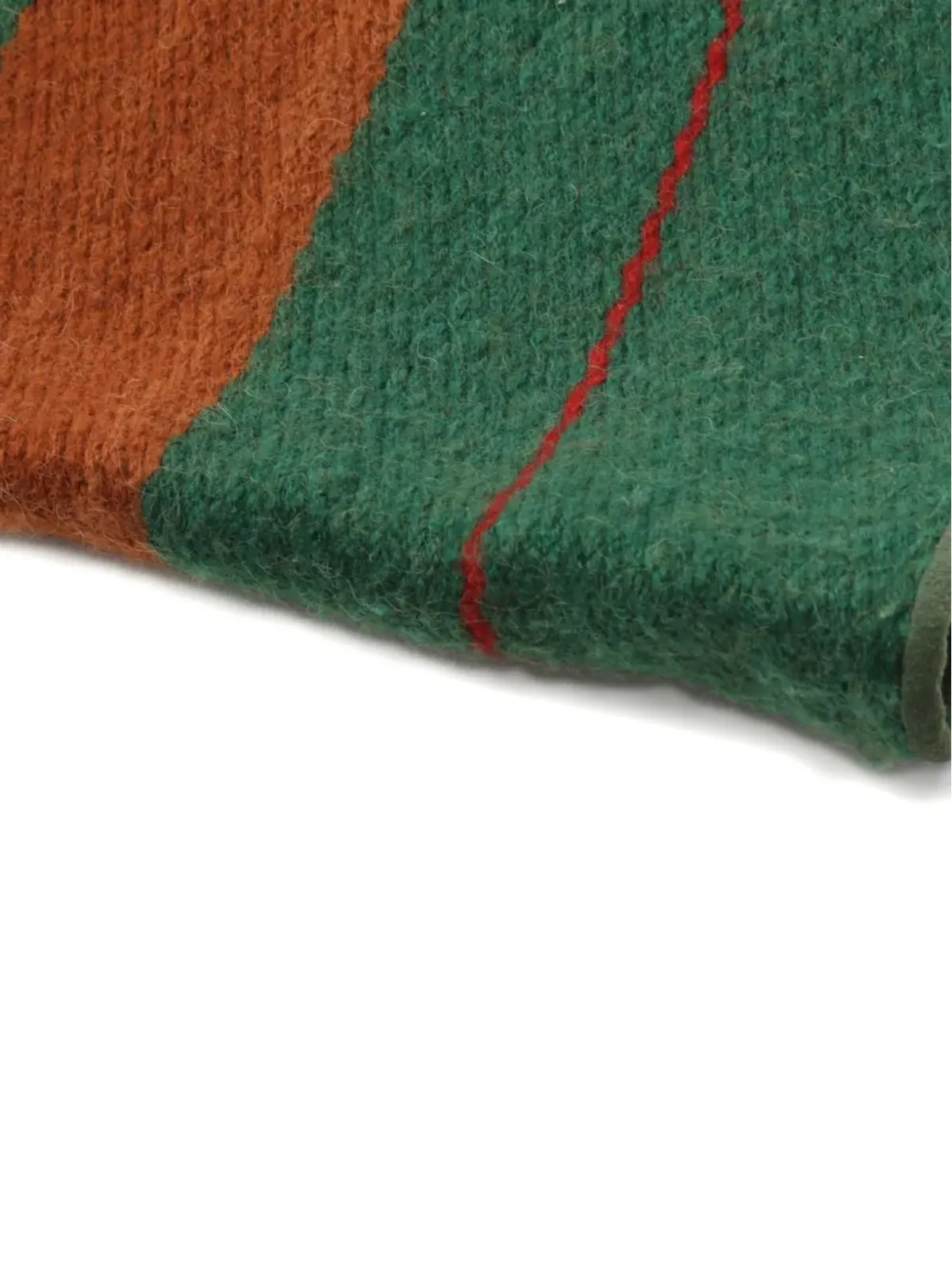 Hermès Pre-Owned ストライプウールスカーフ - グレー - 画像2
