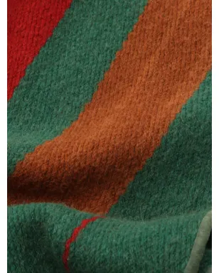 Hermès Pre-Owned ストライプウールスカーフ - グレー - サムネイル4