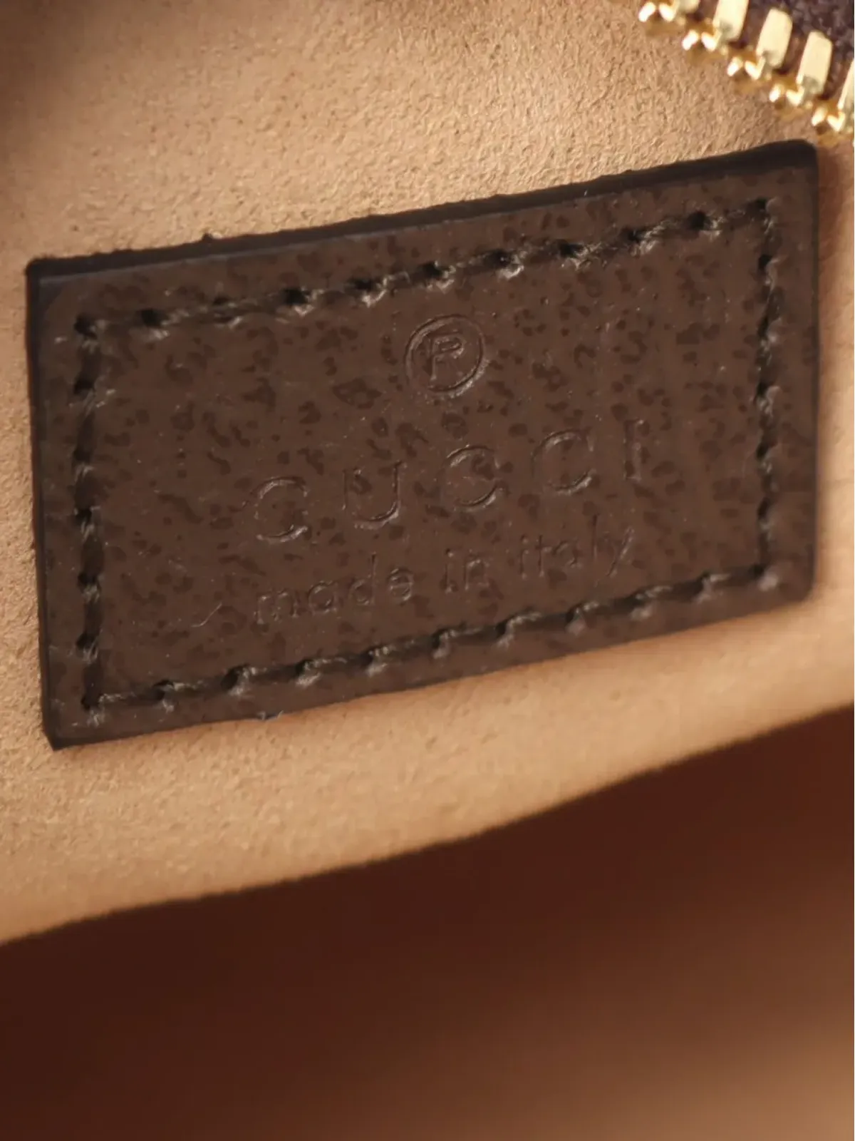 Gucci Pre-Owned オフィディア ミニ GGスプリーム バッグ ブラウン - 画像4