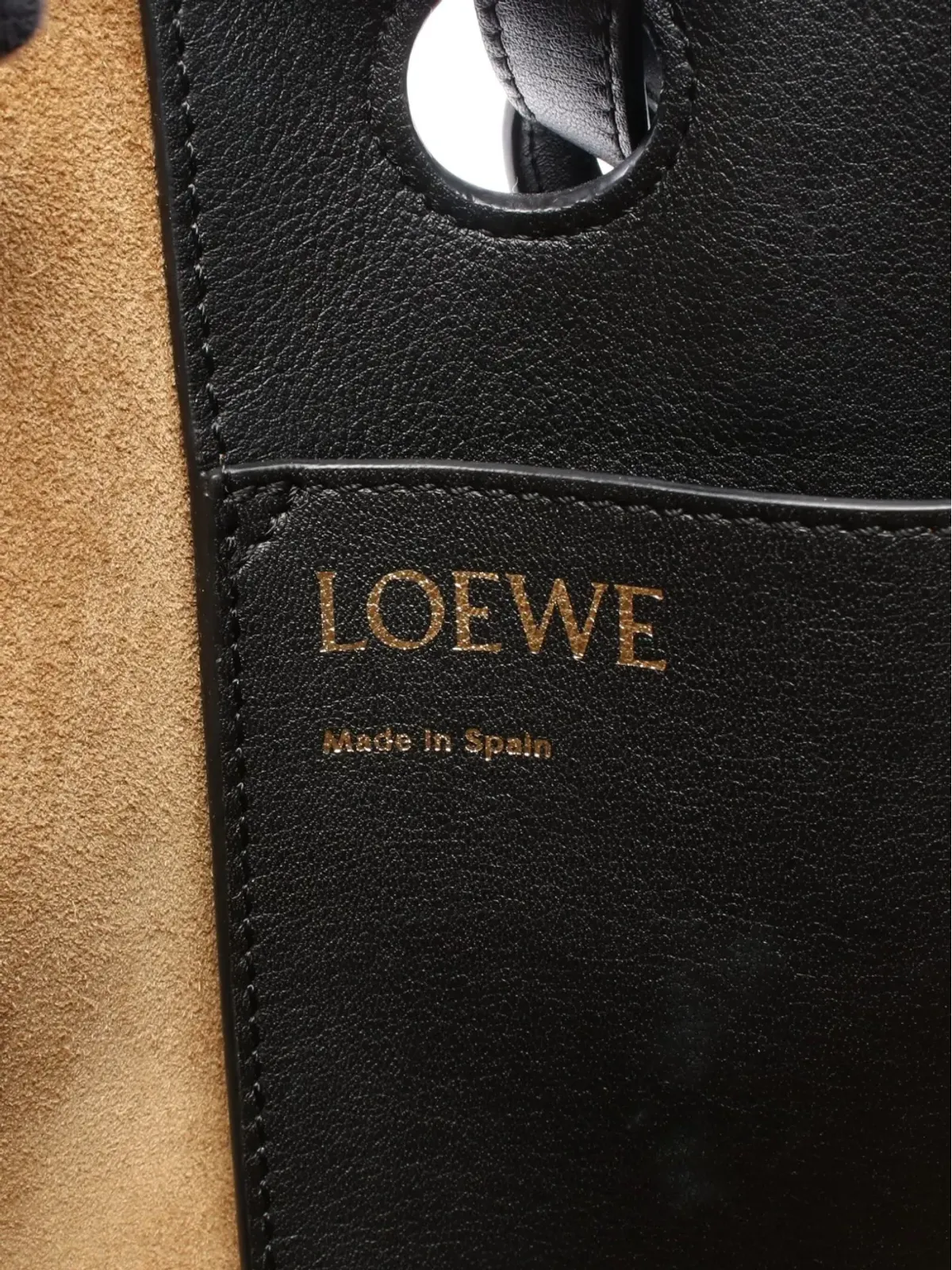 Loewe ビンテージ 2010s アナグラム ショルダーバッグ ブラック - 画像3