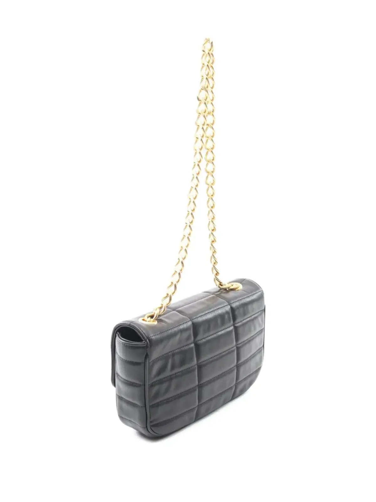 Celine Pre-Owned キルテッド チェーン ショルダーバッグ 2010年製 ブラック - 画像2