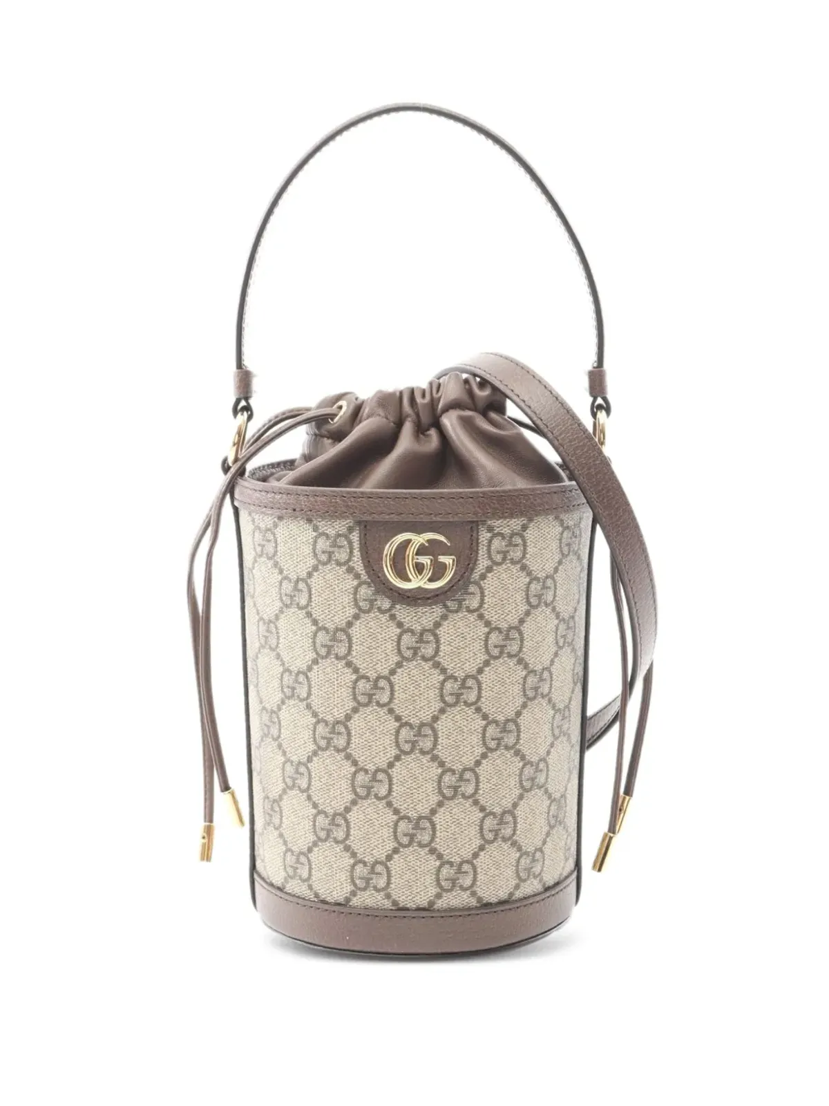 Gucci Pre-Owned ミニ Ophidia GG Supreme バケットバッグ - ブラウン - 画像1