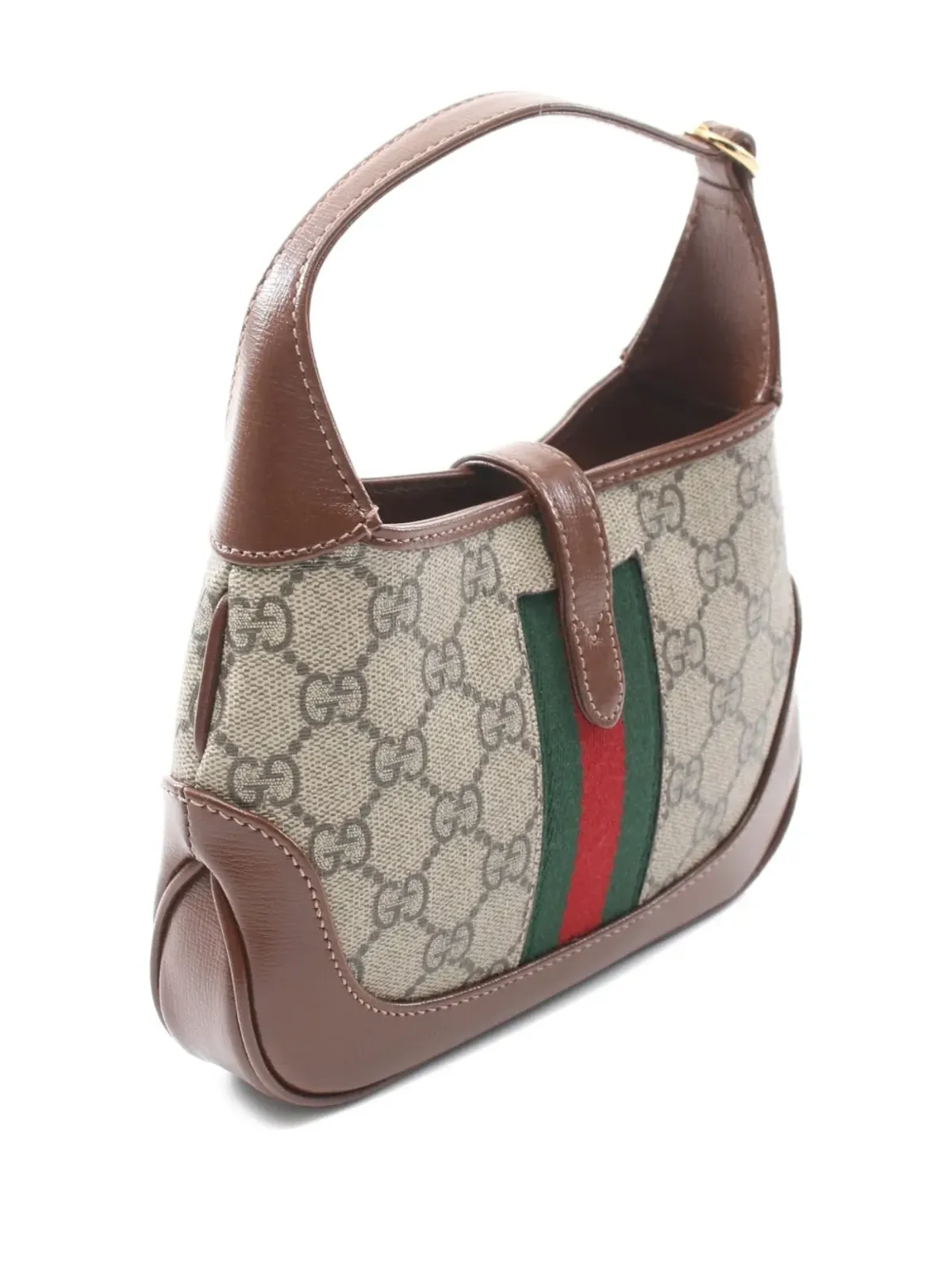 Gucci Pre-Owned 1920s Jackie GG Supreme handbag - Neutrals - 画像2
