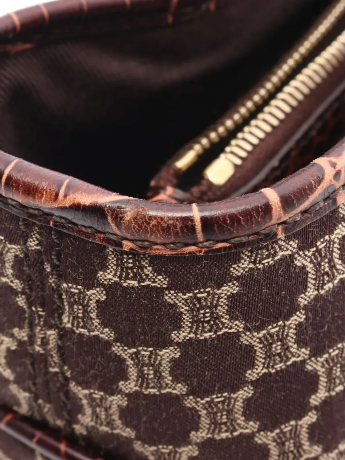 Celine Pre-Owned マカダム Boogie ハンドバッグ - 画像3