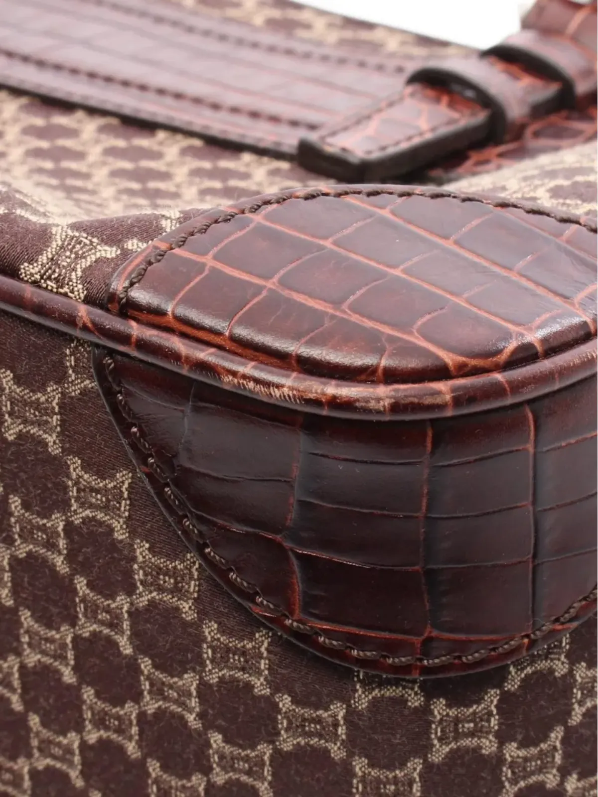 Celine Pre-Owned マカダム Boogie ハンドバッグ - 画像4