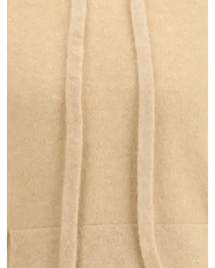 Laneus kangaroo-pocket knitted hoodie - サムネイル3