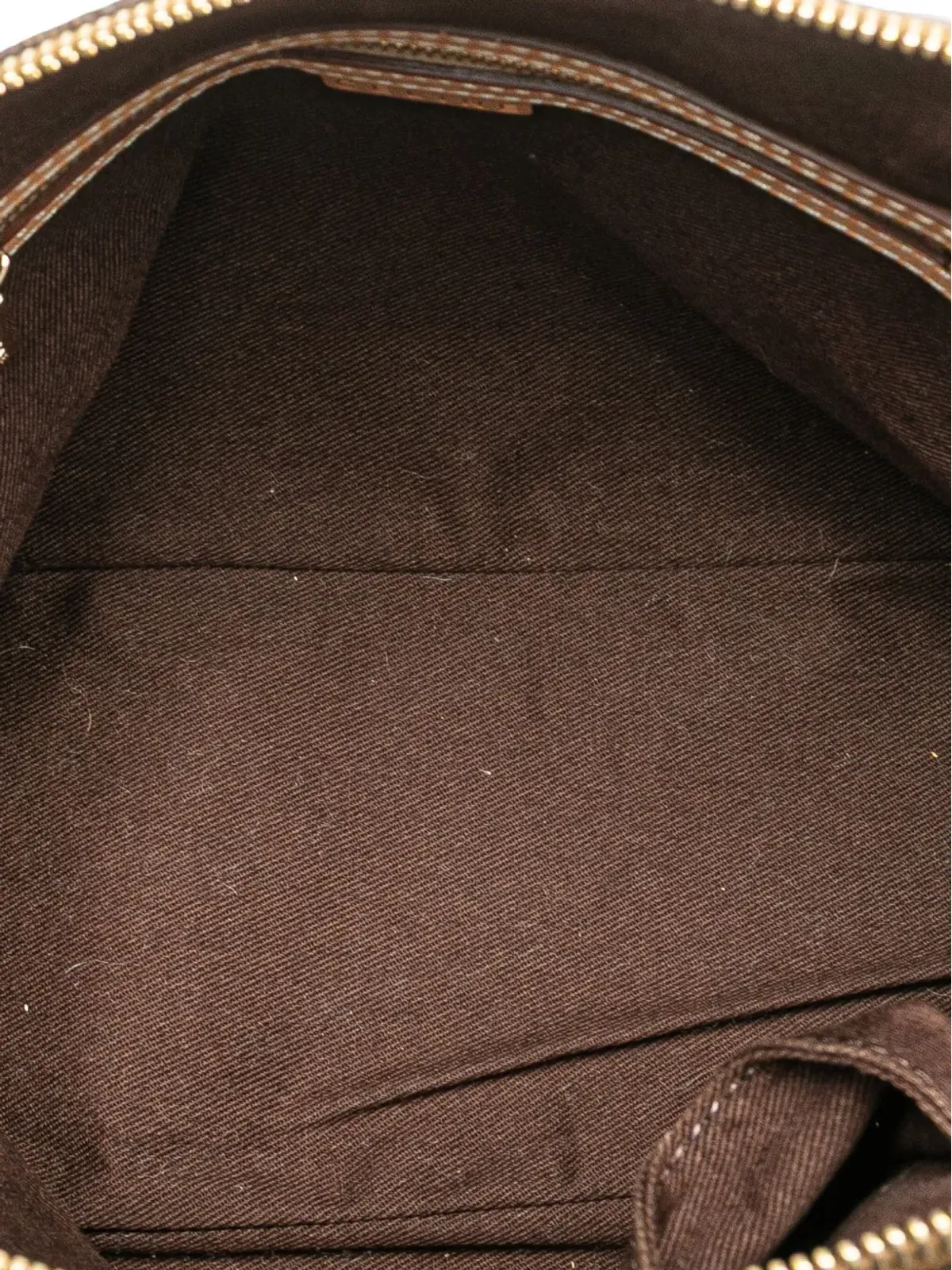 Celine Pre-Owned マカダム コーテッドキャンバス ドーム サッチェル - 画像5