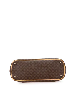 Celine Pre-Owned マカダム コーテッドキャンバス ドーム サッチェル - サムネイル4