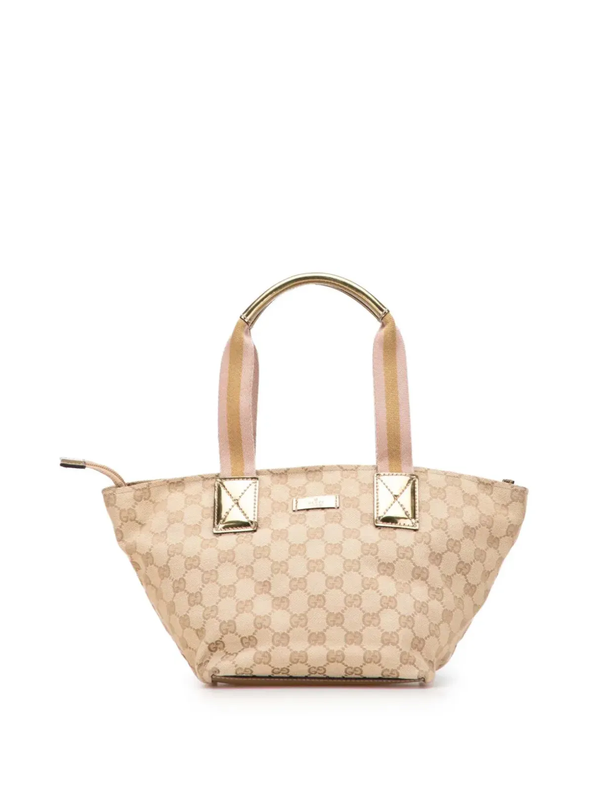 Gucci Pre-Owned GGキャンバス ウェブ ハンドバッグ - 画像1