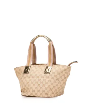 Gucci Pre-Owned GGキャンバス ウェブ ハンドバッグ - サムネイル3