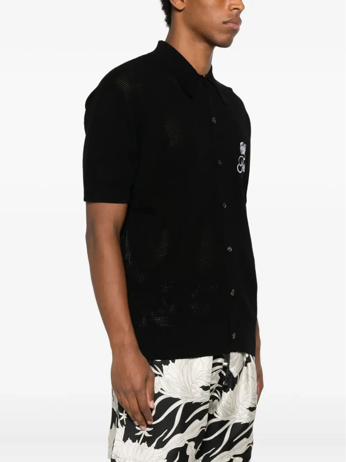 AMIRI エンブロイダードニットトップ - 画像3