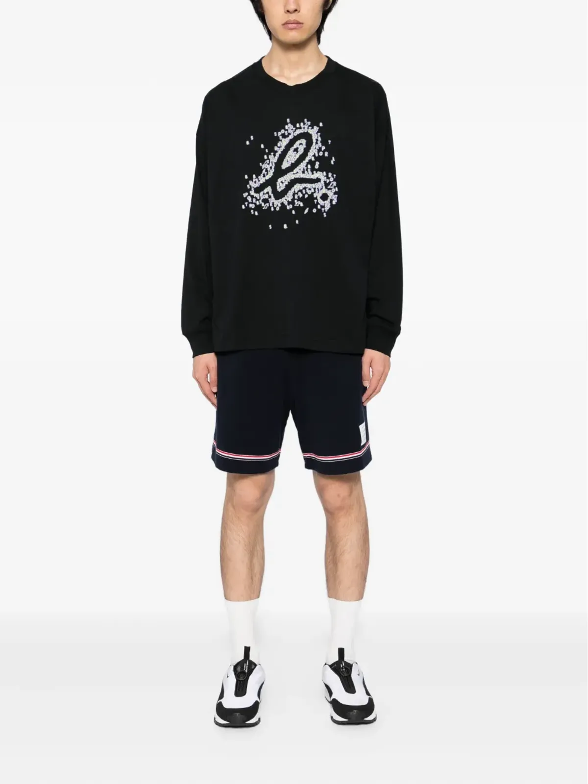 SPORT b. by agnès b. ヘイジーTシャツ ブラック - 画像2