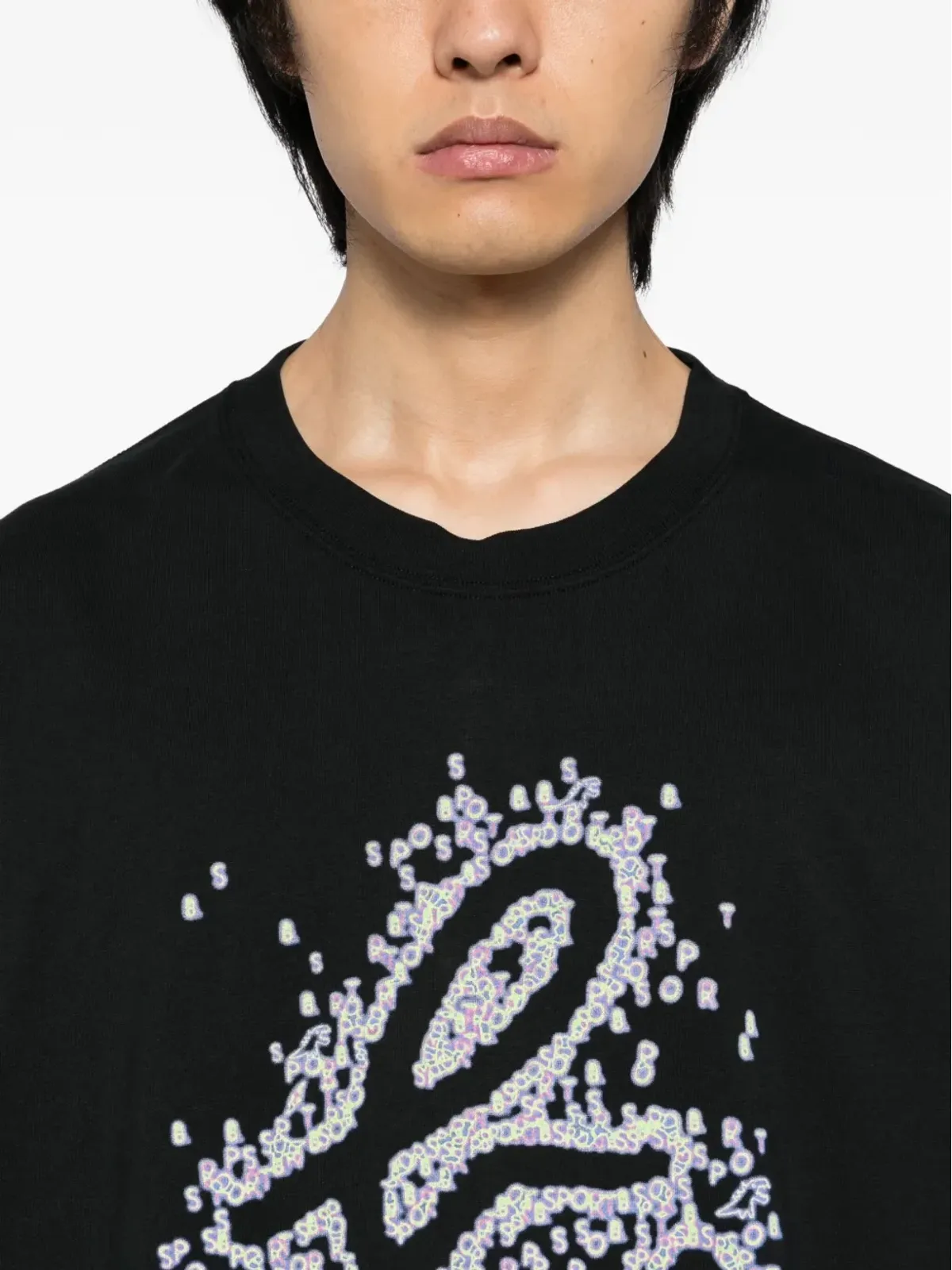 SPORT b. by agnès b. ヘイジーTシャツ ブラック - 画像4