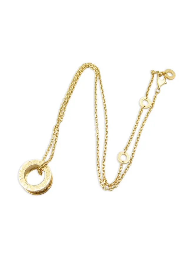 Bvlgari Pre-Owned Bvlgari Pre-Owned 18K イエローゴールド ダイヤモンド スパイラル ネックレスの商品画像