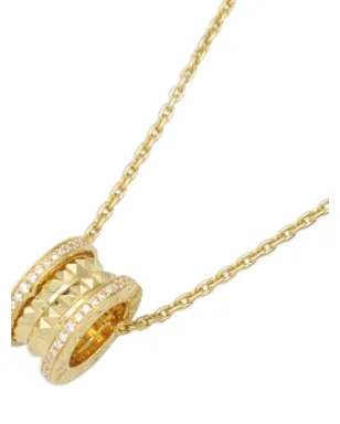 Bvlgari Pre-Owned 18K イエローゴールド ダイヤモンド スパイラル ネックレス - サムネイル2
