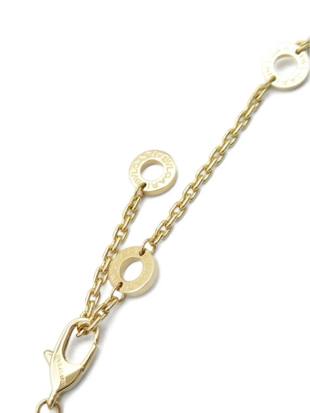 Bvlgari Pre-Owned 18K イエローゴールド ダイヤモンド スパイラル ネックレス - 画像3