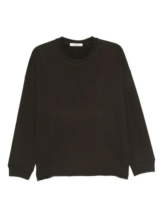 6397 6397 raw-edge コットン スウェットシャツの商品画像