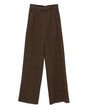 Max Mara プリーツチェックパンツ - サムネイル1