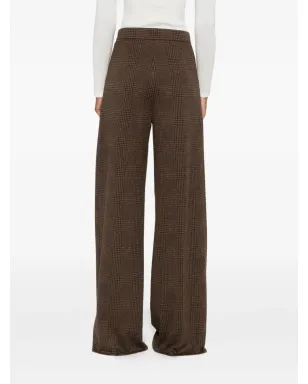Max Mara プリーツチェックパンツ - サムネイル4