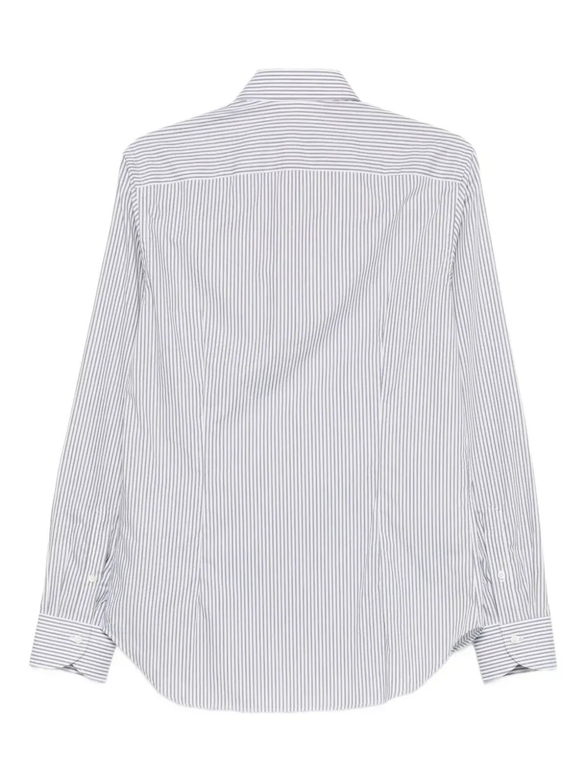 Canali ストライプ長袖シャツ - 画像2