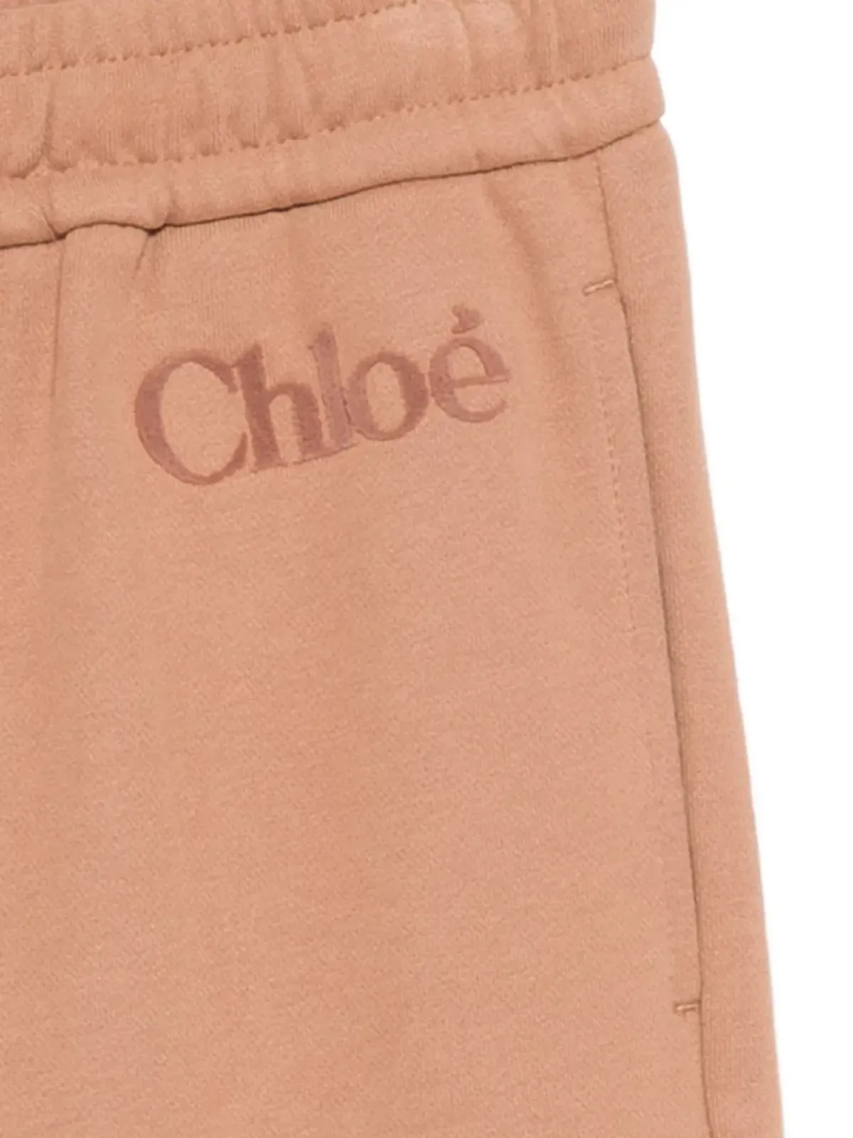 Chloé Kids ロゴ刺繍パンツ - 画像3
