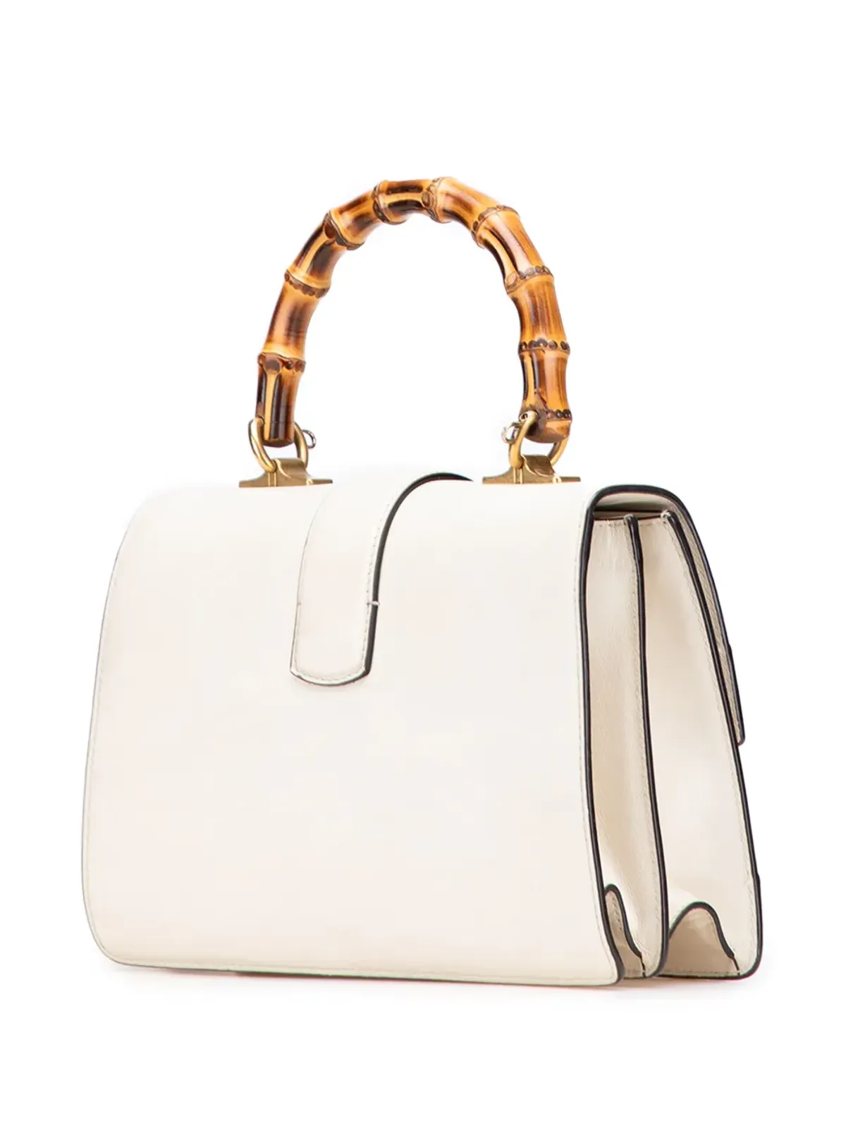 Gucci Pre-Owned レザー バンブー ディオニュソス ウェブ サッチェル - 画像3