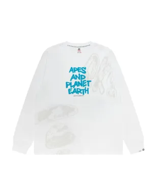 AAPE BY *A BATHING APE® ロングスリーブ Tシャツ - サムネイル1