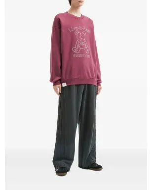 izzue teddy-embroidered sweatshirt - サムネイル2