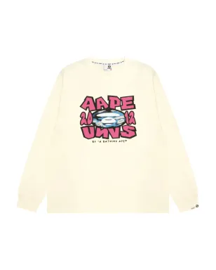 AAPE BY *A BATHING APE® グラフィックプリント長袖スウェット - サムネイル1