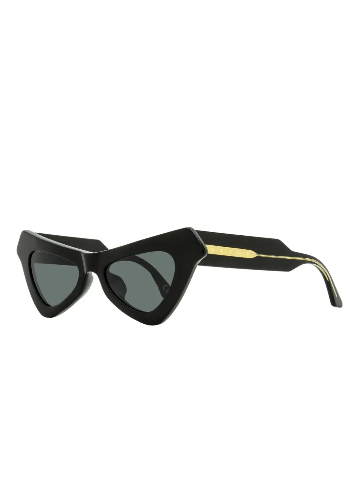 Marni Eyewear Fairy Pools 猫目フレームサングラス - ブラック - 画像2