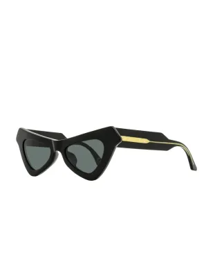 Marni Eyewear Fairy Pools 猫目フレームサングラス - ブラック - サムネイル2