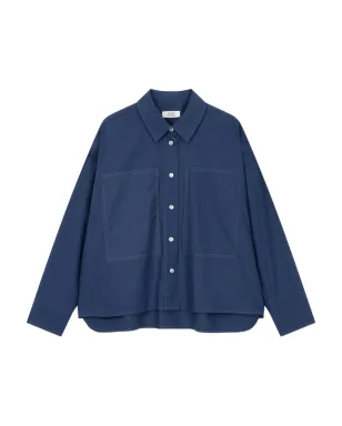 TOMBOY ステッチディテール ポケット付きシャツ - サムネイル1