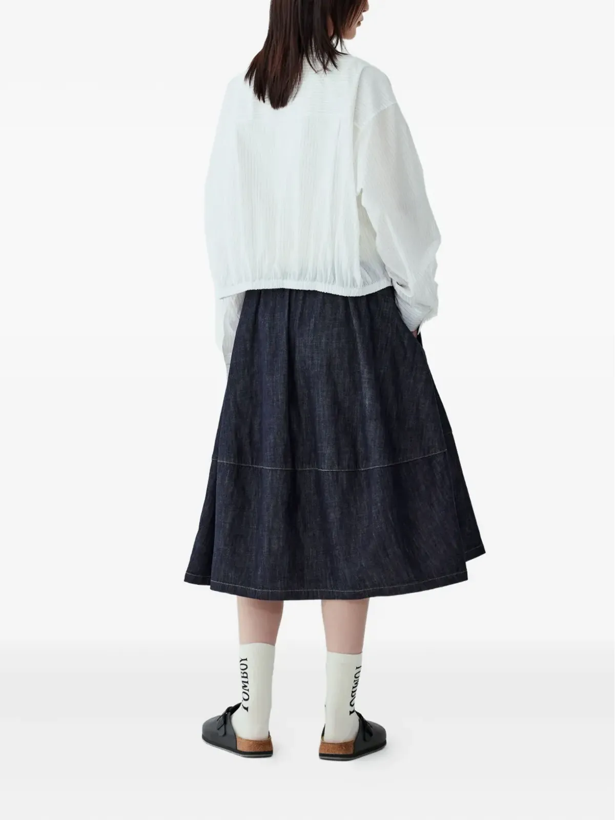 TOMBOY エラスティックヘム・ストライプシャツ - 画像2