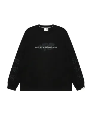AAPE BY *A BATHING APE® ロゴディテール ロングスリーブ Tシャツ - サムネイル1