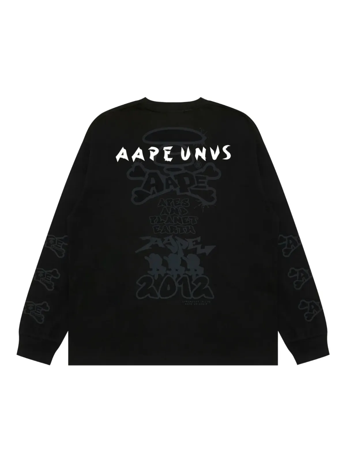 AAPE BY *A BATHING APE® ロゴディテール ロングスリーブ Tシャツ - 画像2