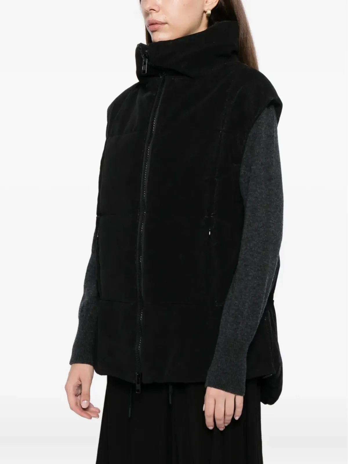 Yohji Yamamoto ウエストコート ジップ付き - 画像3