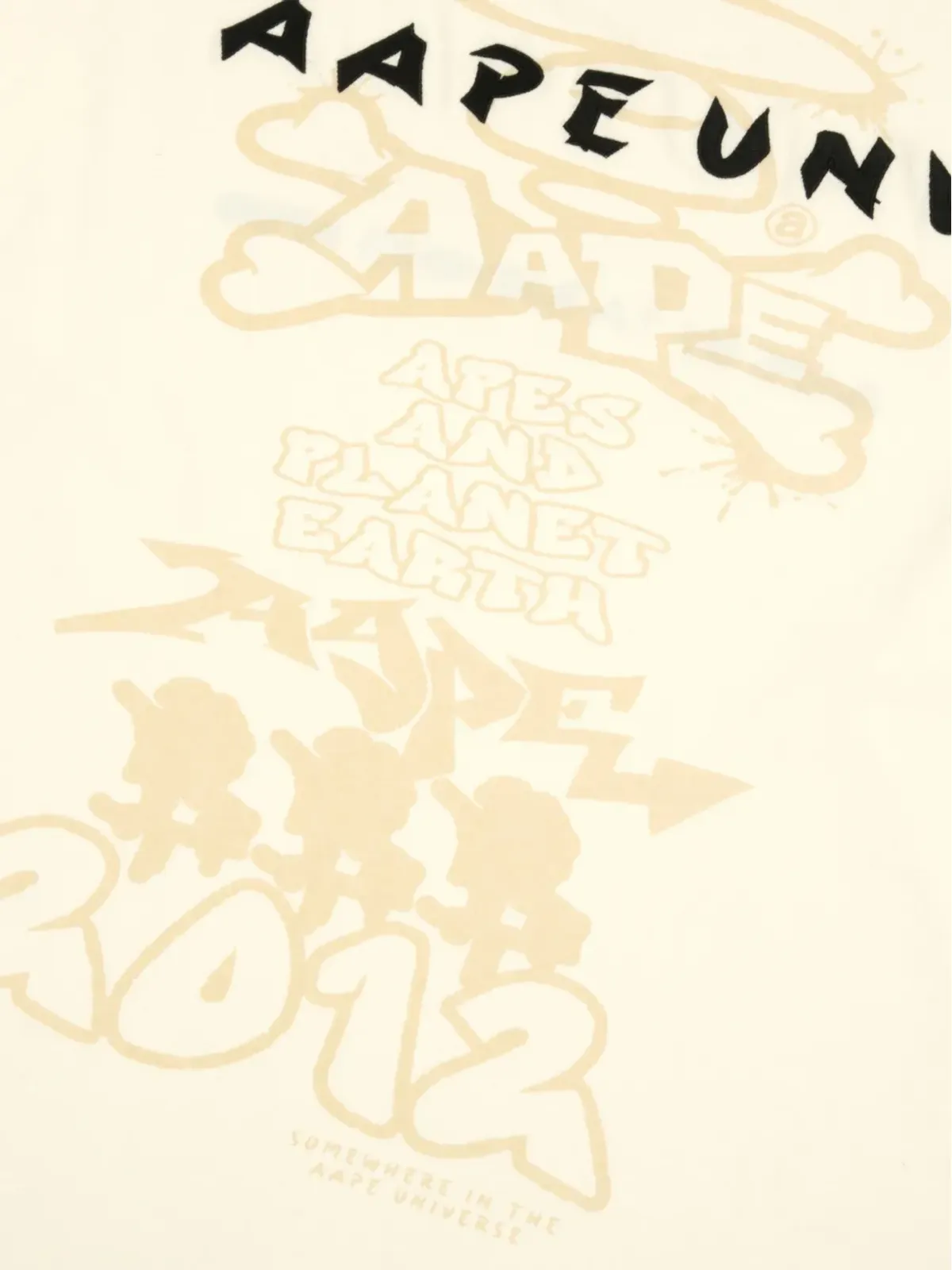 AAPE BY *A BATHING APE® グラフィックプリント長袖Tシャツ - 画像5