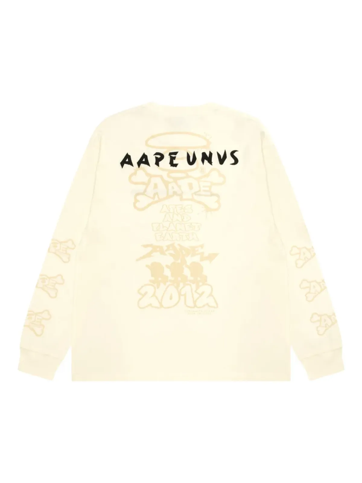 AAPE BY *A BATHING APE® グラフィックプリント長袖Tシャツ - 画像2